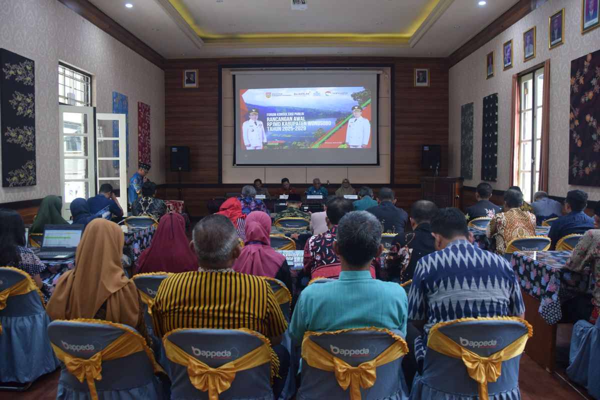 Wonosobo Bahas Rencana Pembangunan 5 Tahun ke Depan dalam Forum Konsultasi Publik RPJMD 2025-2029