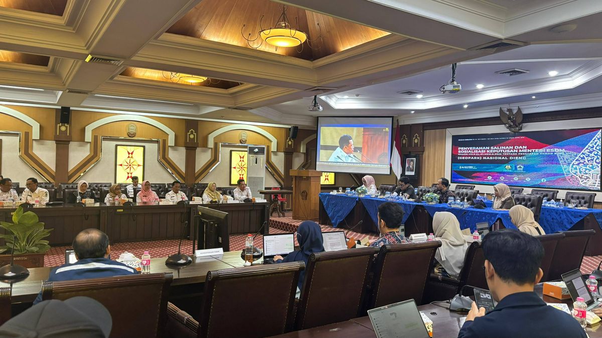 Geopark Dieng Resmi Kantongi Sertifikat Geopark Nasional dari Kementerian ESDM