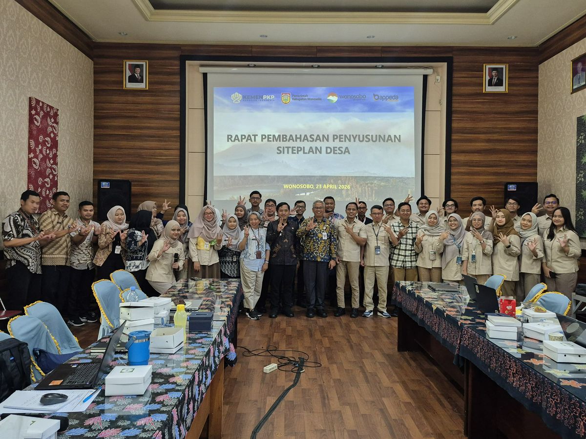 Wonosobo Terpilih Sebagai Lokasi Pilot Project Penyusunan Site Plan Desa Tingkat Nasional